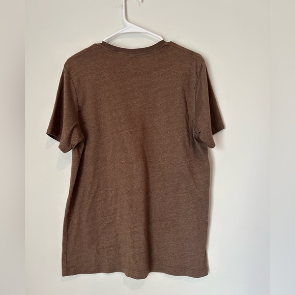 Nikola Tesla Energy Frequency Vibration Large Brown T-shirt - Picture 2 of 2